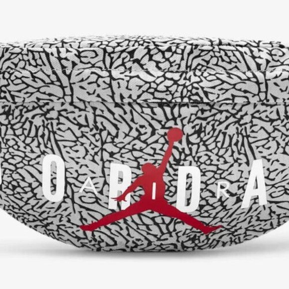 Nike Air Jordan Fanny Pack Hip Waist Belt Crossbody Bag Elephant Print MSRP $55 - Picture 5 of 12